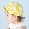 Детская хлопковая шляпа Детская бейсболка с лимонным узором Новорожденный Младенец Мальчики Девочки Шапочки Детские Мягкие Хлопковые Шапки Младенческая Солнцезащитная Шляпа