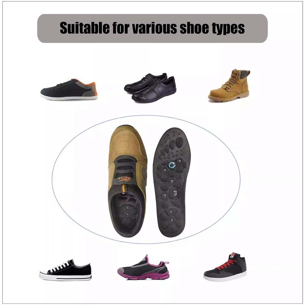 1 Pair Men Women Arch Support Acupressure Massage Insoles, Help Promote Blood Circulation and Relieve Fatigue In Orthopedics, Work Massage Insoles