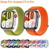 Nylon Loop Strap for Huawei Watch Fit 4 Pro Offical Replacement Wristband for Huawei Fit 3 4/Fit 4 Pro Men Women Nylon Strap
