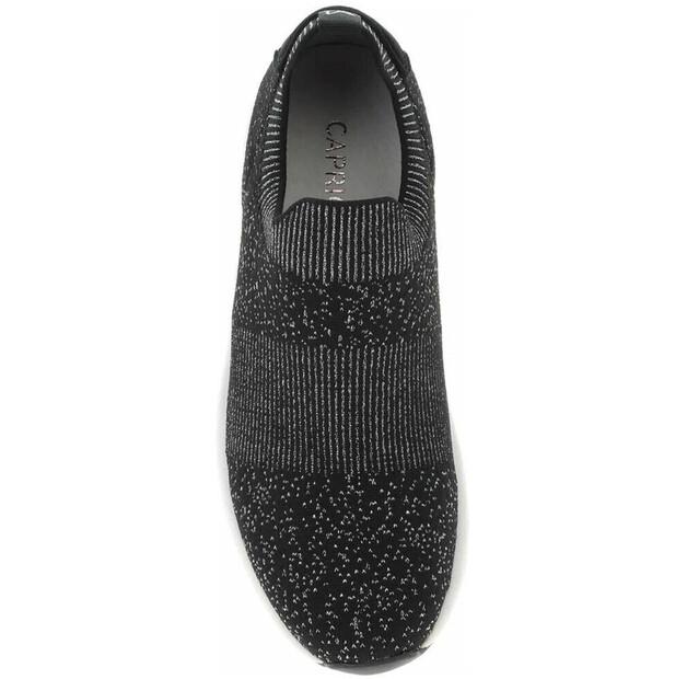 Женские слипоны Caprice 9-24703-28 чёрные gestrickt