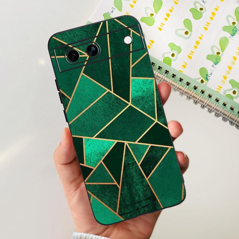 Чехол для Google Pixel 8A Чехол Pixel8 Pro Милый Кот Цветок Расписной Силиконовый Чехол для Телефона Для Google Pixel 8 Pro Pixel8A Мягкие Fundas