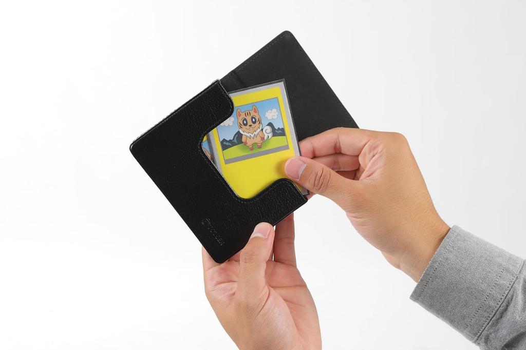 TOYGER Pocket Case for smartly carrying your purchased Card Case Pocket Size [Perfect cards] (Black)