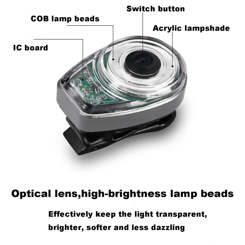 Велосипедные задние фонари с зарядкой через USB Велосипедные задние фонари с 6 режимами освещения Задний фонарь с защитой от тормозов IPX6 Водонепроницаемый Ночь и