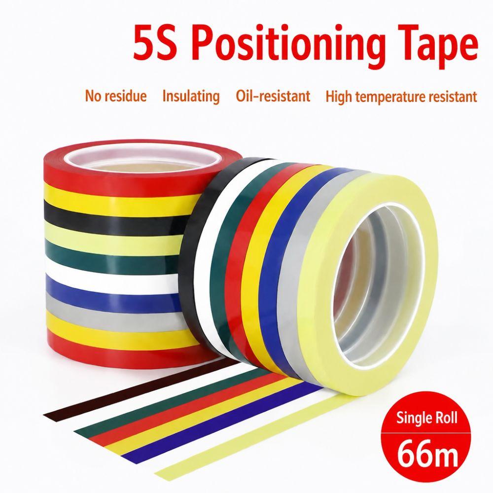 3/5/8/10mm Width Marking Tape 66 Meters Mylar Tape High Insulate Marker Line Tape