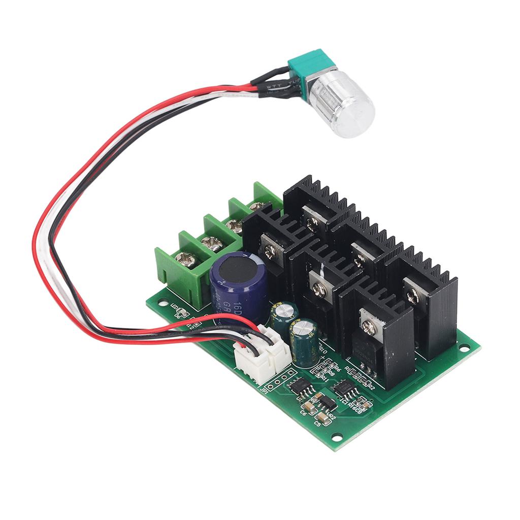 Модуль регулятора двигателя 20A Высокомощный ШИМ-регулятор двигателя Модуль управления скоростью с переключателем DC12?24V