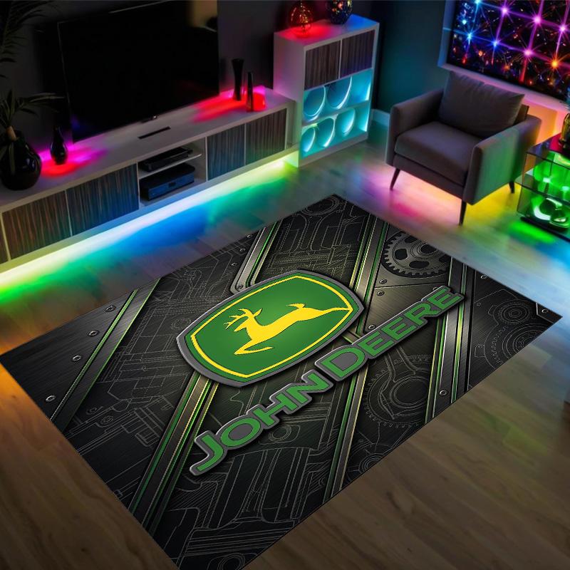 John Deere Дизайн Хрустальный Велюровый Ковер Уютный Не?Нескользящий ковер с принтом для спальни, гостиной, прихожей