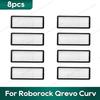 Compatible for Roborock Qrevo Curv / Edge Accessories Hepa Filter Rag Dust Bag Replacement Parts
