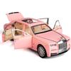 1/32 масштабная модель автомобиля Rolls-Royce Phantom, игрушечный автомобиль из цинкового сплава со звуком и светом для детей, подарок для мальчиков и девочек