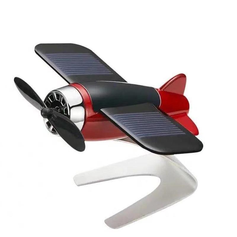 Украшение на приборную панель самолета, вращающееся от солнечной энергии, освежитель воздуха для автомобиля, аромадиффузор для ароматерапии, парфюмерная декорация для офиса, дома