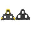 1 Pair Cycling Self locking System Pedal Cleats Mountain Road Bike Accessory (Yellow)