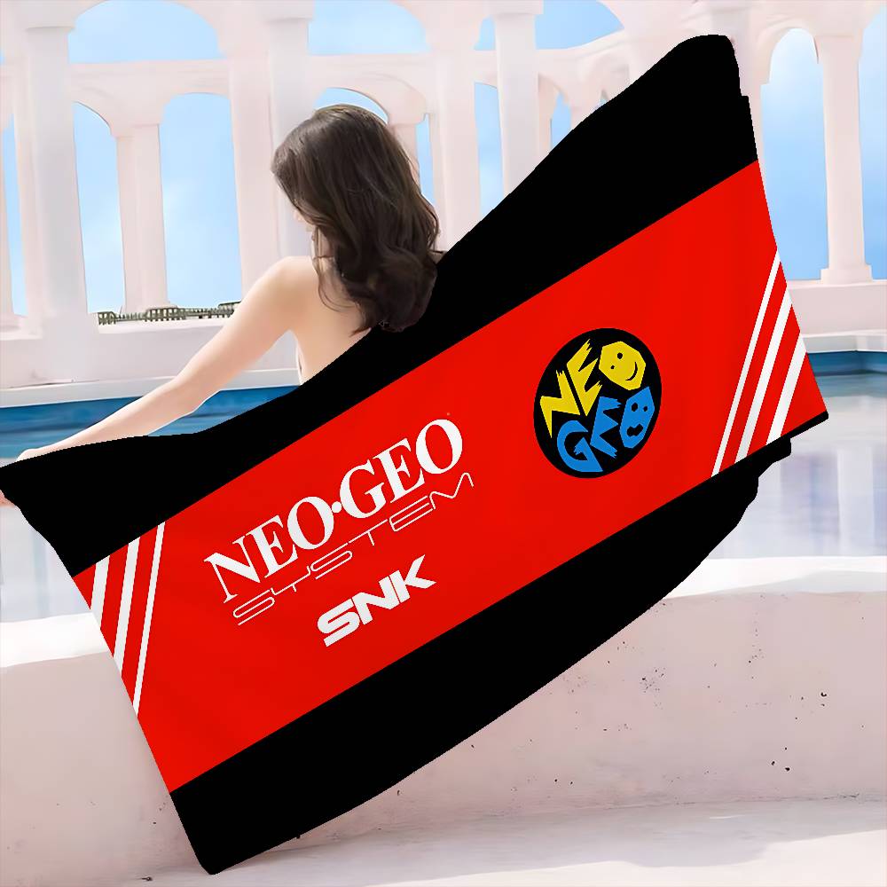 S-SNK N-Neogeo Neo Geo Big Microfiber Beach Towels Quick Dry Towel Sand Beach Towels Pool Towel for Travel Swim Pool Yoga