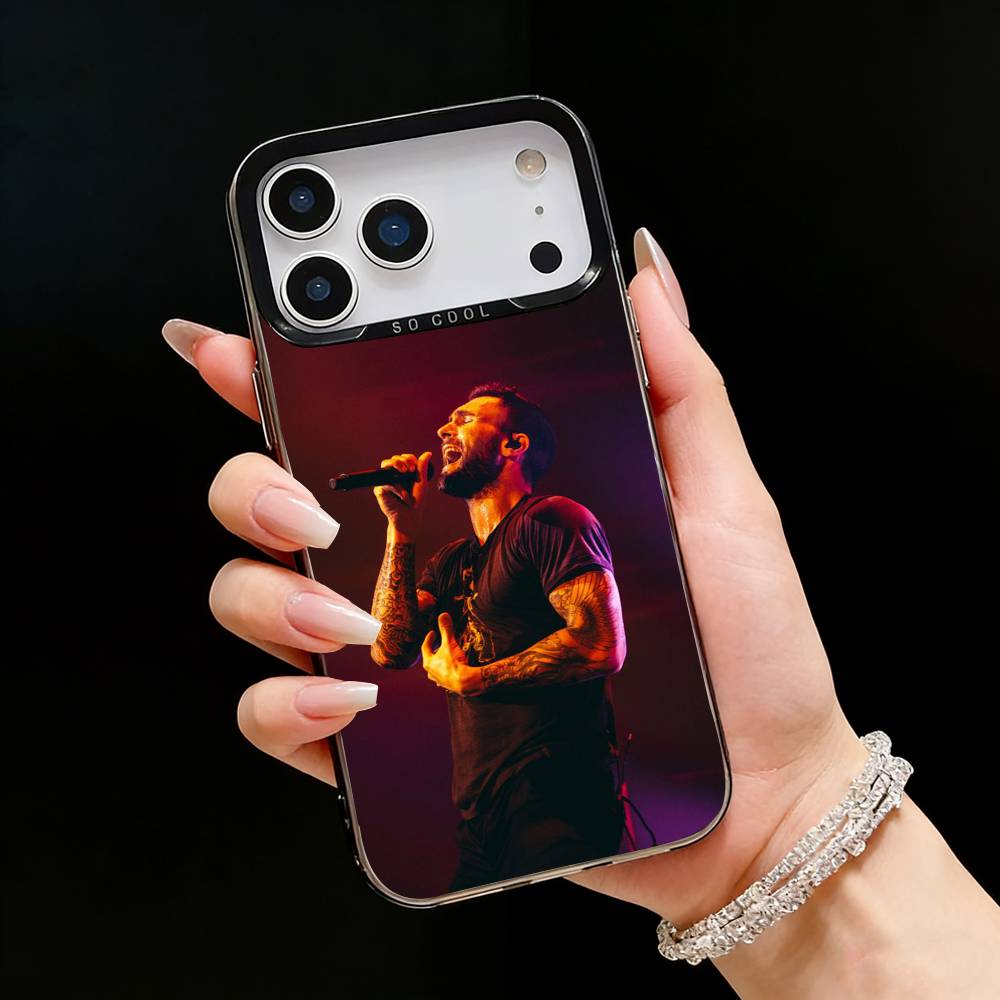 M-Maroon 5 Группа A-Адам Левин Чехол для телефона Для iPhone17, 16,15,14,13,12 Pro Max Черный Конфетный Матовый Ударопрочный Чехол