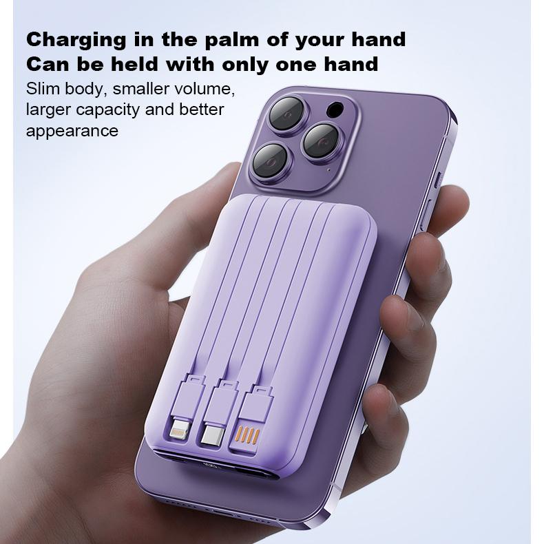 10000mAh Wireless Charger Portable Powerbank External Spare Macsafe Magnetic Battery Pack Power Bank For Iphone 12 13 14Pro Max