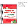 Christmas Gift Card Book DIY Spiral-Bound Merry Christmas College Survival Kit Greeting Card Holder Book for Students Family Friends