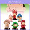 6pcs Crayon Shin Chan Food Costume Pvc Toy Model Desktop Decor Christmas Gift