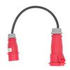 CEE Adapter 32A Female To 16A Male 5 Pin High Current CEE Waterproof Adapter for Construction Sites