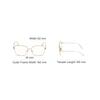 TF Trendy Versatile Metal Square Optical Glasses Men eyewear TF5739B-025