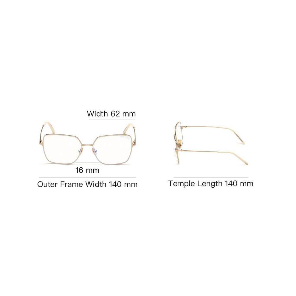 TF Trendy Versatile Metal Square Optical Glasses Men eyewear TF5739B-025