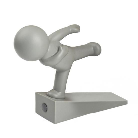 Мультяшный Человек Стопор для Двери Клин Защита Стены Противоскользящий Ветрозащитный Без Сверления Защита от Столкновений Ковер Плитка Бетонный Деревянный Пол Дверной Стопор