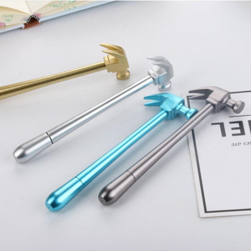 1 шт. металлические молотковые инструменты, канцелярские принадлежности, креативная гелевая ручка