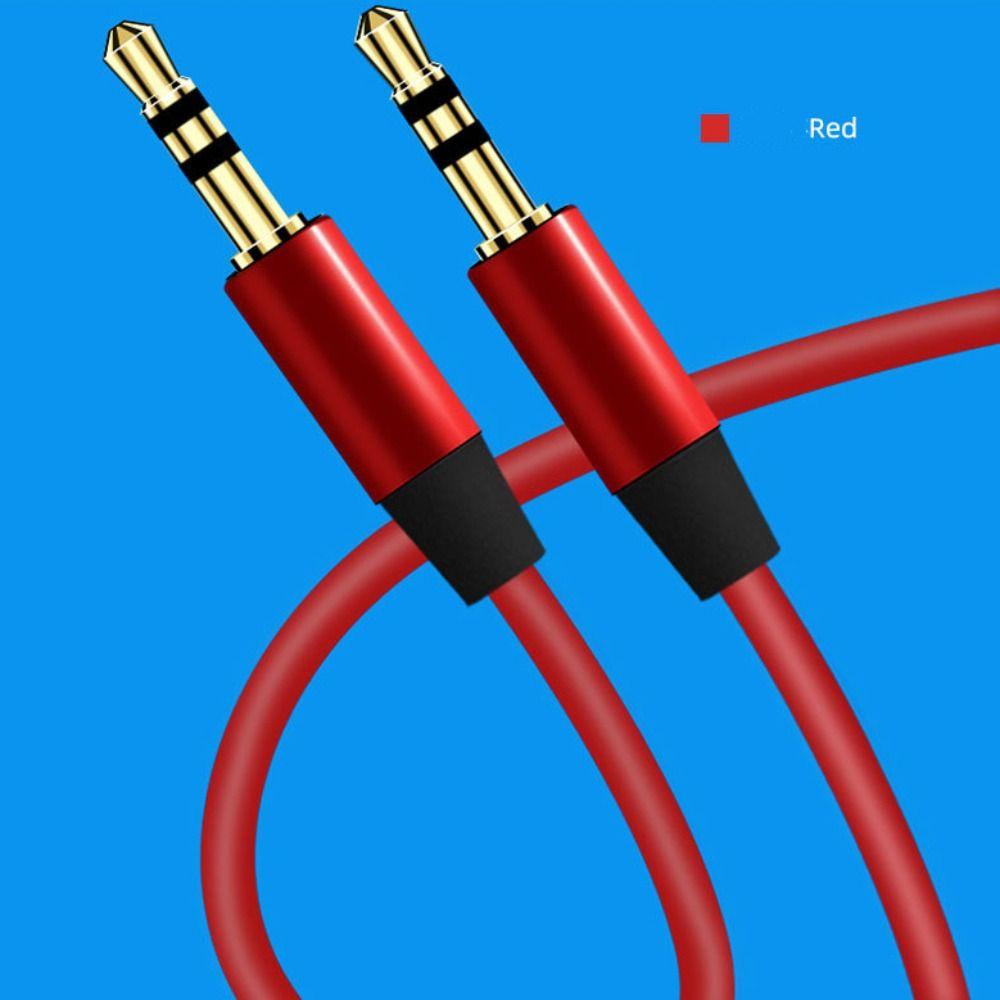 3.5mm AUX Cable Audio Cable Gold Plated 3.5 Mm Jacks Speaker Wire Jack Audio Extension Cable MP3