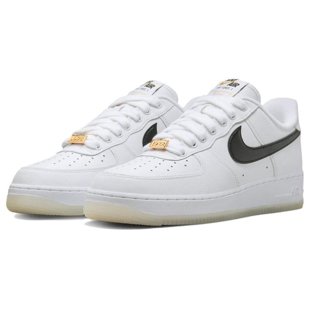 Nike Air Force 1 07 Bronx Origins Men Sneakers White Black Metallic-Gold DX2305-100