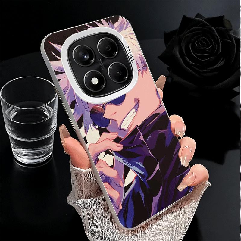 Аниме Годжо Сатору JUJUSU Мягкий чехол для телефона для Xiaomi Redmi Note 13 14 15 Pro Plus 12S 12 11S 11 11T 10S 10 Ударопрочная задняя крышка