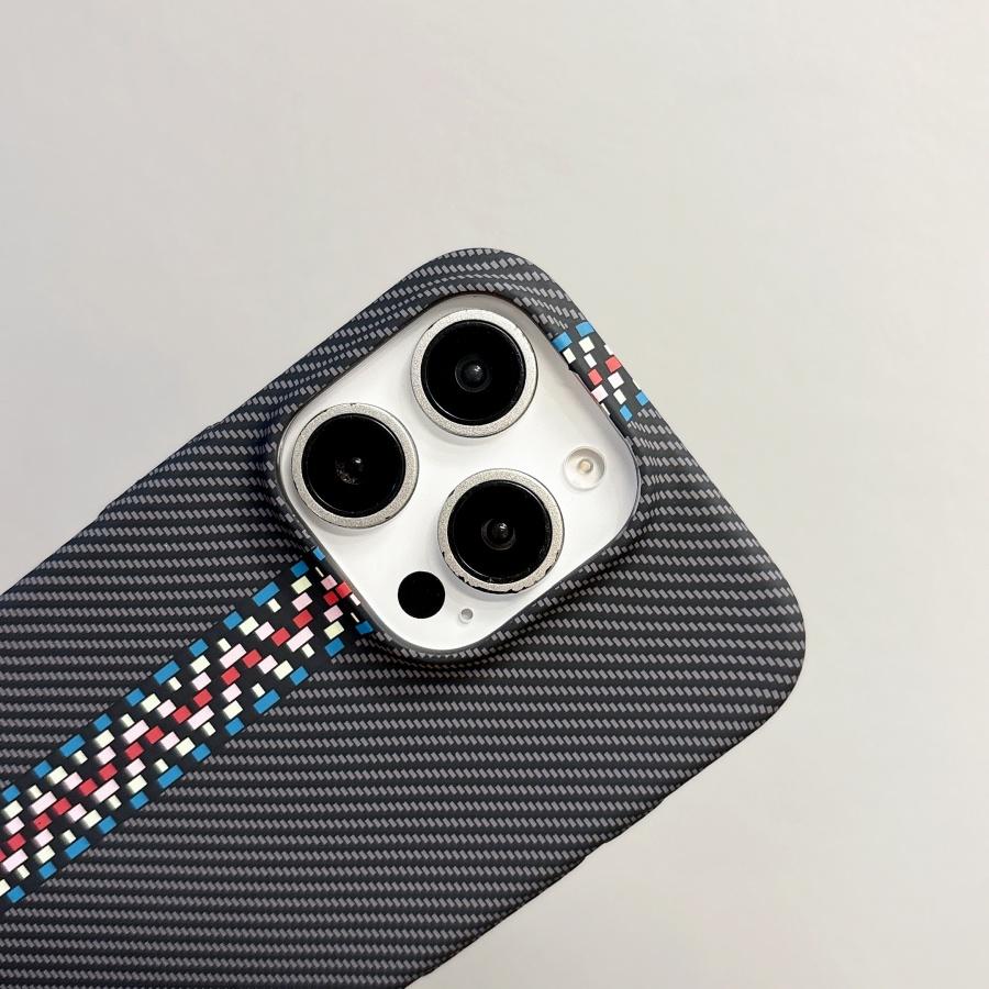 Кевларовая текстура Чехол из углеродного волокна для iPhone 11 12 13 14 15 16 Pro Max Ударопрочный Защитный Чехол из Твердого Пластика Fundas