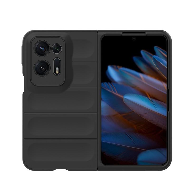 Для OPPO Find N2 Чехол OPPO Find N2 N3 Flip 5G Чехол Роскошный Матовый ПК Ударопрочный Защитный Жесткий Задний Чехол для Телефона OPPO Find N2