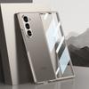 Модный чехол с покрытием, приятным на ощупь, для Samsung Galaxy Z Fold 7 6 5 4 3, защищающий от падений, с защитной пленкой для экрана