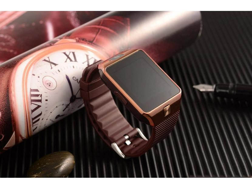 Умные часы DZ09 Bluetooth для детей с шагомером и совместимостью с SIM-картой