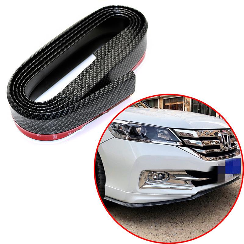 Автомобильный бампер протектор резиновый авто передний бампер защита губ молдинги сплиттер подбородок кузов авто бампер полоса