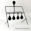 Cross-border Metal Iron IDPA Gravity Target with Quick Release, 4-Position Rotation, and Training Stickers
