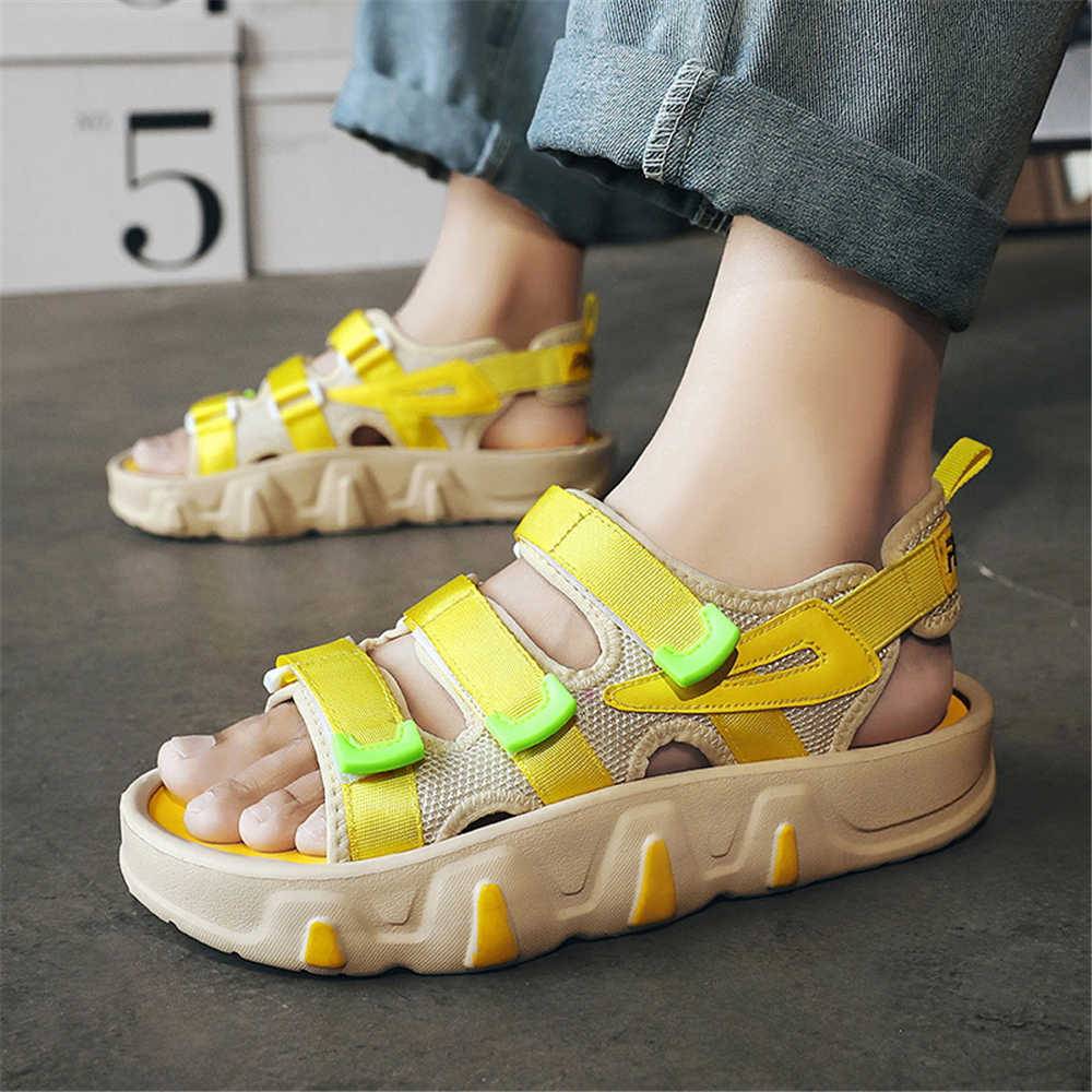 Мода Нескользящая Сетка Оригинальные Мужские Шлепанцы Вьетнамки Кроссовки для Бега Мужские Сандалии Спорт Особый Скор Боти Вип Ссылка