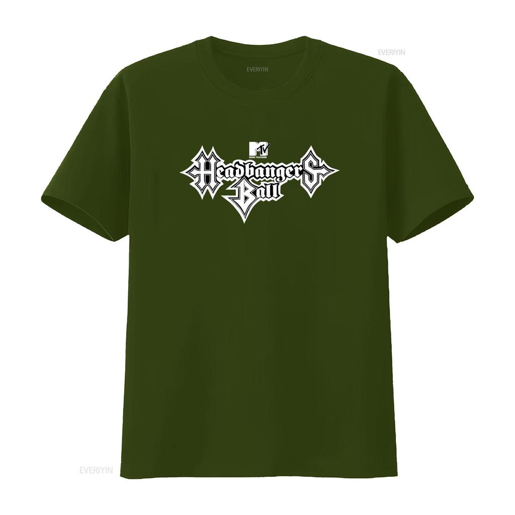MTV Headbangers Ball T Shirt Rock Music Fans Must Have vintage Washed Soft Top For Everyday Wear Comfortable streetwear