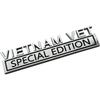 2PCS Vietnam Vet Special Edition Emblems 3D Raised Decals Exterior Truck Stickers Fender Vietnam Veteran Badges Replacement for F150 F250 F350 Chevy
