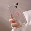 Чехол для мобильного телефона с бабочкой для iPhone 15 Pro Max Plus 14 13 12 11 Mini X XS XR 3D чехлы с кристаллами для девочек противоударная задняя крышка
