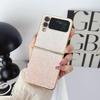 Для Samsung Galaxy Z Flip 4 3 5g чехол с блестящим покрытием, градиент, красочный, складной, противоударный, защита, жесткая задняя крышка, аксессуары