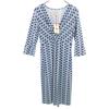 Unused AVOCA 7 Minutes Sleeve Long Dress 38 Blue Tagged Women Used