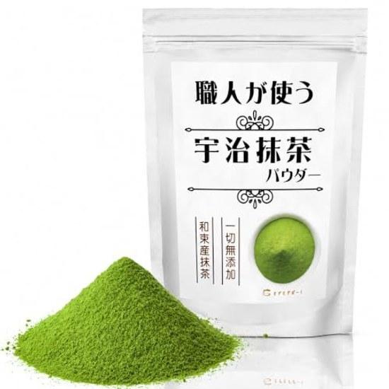 Craftsman-Grade Uji Matcha Powder 100 Wazuka Production Confectionery Latte Sweets Completely Additive-Free 100g
