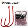 FTK 50pcs Double Backstab Fishing Hooks Trout Hooks Carp Hooks for Better Hooking of Prey Without Breaking Free.