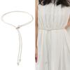 Women Adjustable Top Design Imitation Leather Belt Versatile Belt Fashion Accessories