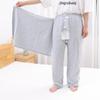 Easy-Wear Open Crotch Incontinence Pants for Bedridden Adults, Elderly & Patients, Unisex, Summer Comfort