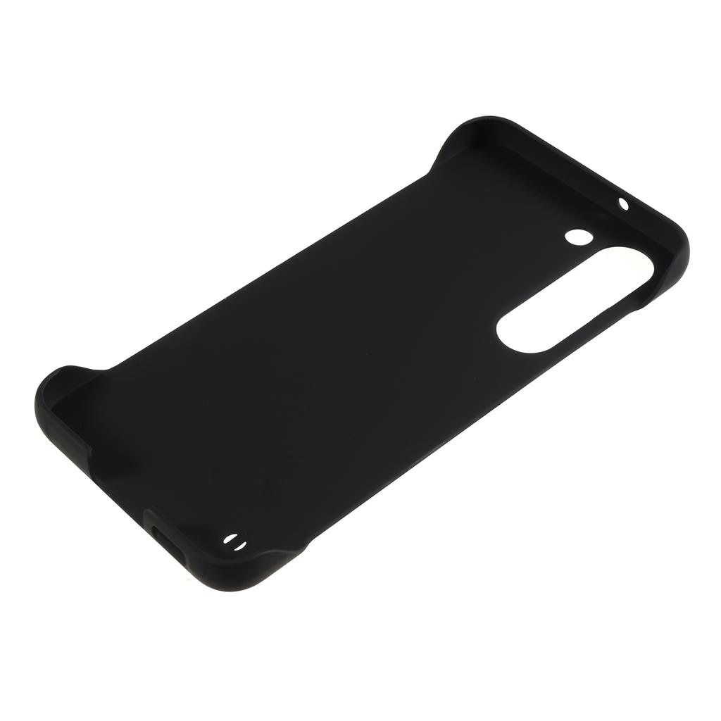 For Samsung Galaxy S21 FE 5G Hard PC Cell Phone Protector Frameless Skin-touch Shockproof Phone Case Cover