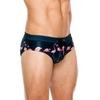 Flamingo Swim Brief Мужские сексуальные купальники Быстросохнущие купальные костюмы с подкладкой