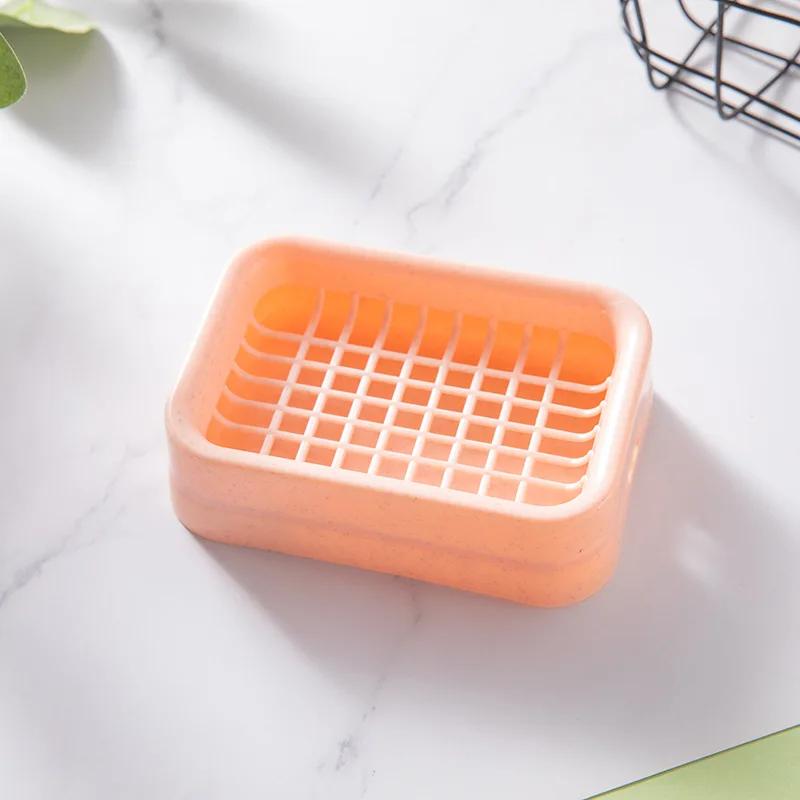 Мыльница для ванной комнаты Поднос для хранения Ящик для хранения для дома Душ для путешествий Походный держатель Контейнер Мыльница Пластиковая мыльница Держатель Портативное мыло