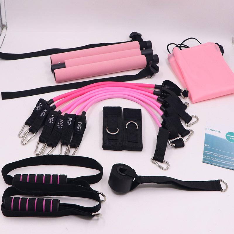 Многофункциональная йога-резинка для пилатеса, тренировки груди и силы рук