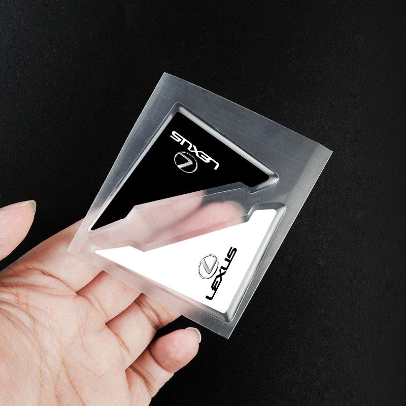 2026 Hot Interior Stickers 2pcs Car Door Corner Transparent Protective Stickers For Lexus LS LC RZ IS350 ES300 GS350 CT200h GX46