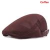 Summer Newsboy Style Adjustable Peaked Cap Golf Hat Beret Hat Breathable