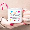 Creative Coffee Cups I Love You Mama Print Enamel Mug Camping Mugs Retro Handle Drinkware The Best Mother's Day Gifts for Women